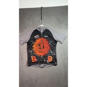 Louis Garneau Magic Hat 9 Cycling Jersey Mens 2XL Made USA Beer Black Gray Shirt